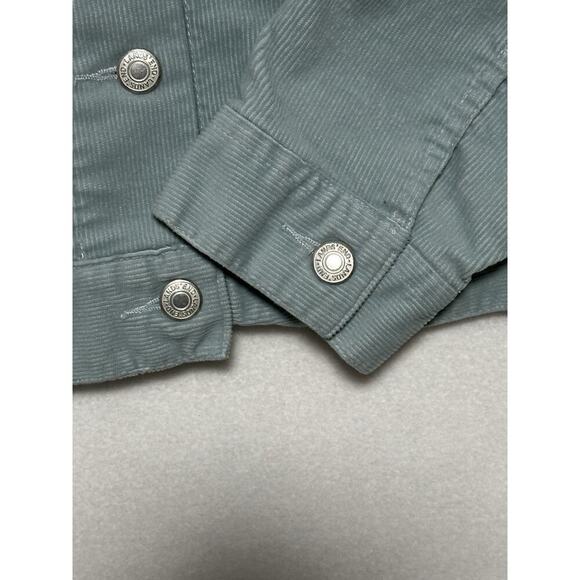 Lands' End Women's Corduroy Green Color Jacket Size 18-20 XL With Chest Pockets - Picture 4 of 10